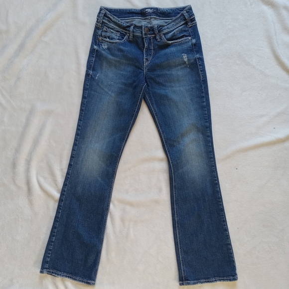 Silver Jeans Denim - Silver Jeans Like New SUKI Bootcut Midrise Denim Jeans size 25